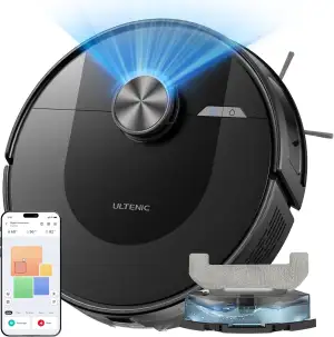 Ultenic Saugroboter mit Wischfunktion, 8000Pa Saugkraft, 180Min Laufzeit, 3 in 1