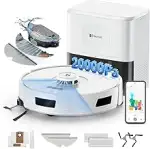 Redroad R11 Saugroboter mit Wischfunktion mit Kartenmapping, 20000Pa, Selbstentleerungsstation 12...