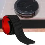 Türschwellenrampe Saugroboter 1.5cm Höhe Selbstklebende Türschwellenrampe für Türöffnungen, Kinderwagen, Roller, Rollstühle