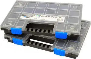 HASKYY Sortimentskoffer Sortimentskiste Sortimentsbox 2x Organizer XL - untertei
