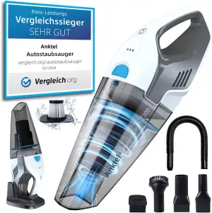 Anktel Handstaubsauger Testsieger mit Ladestation -PowerClean2300- Handstaubsaug