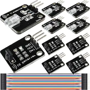 5 Sets Digitales 38kHz Infrarot-IR Empfänger Sensor Modul 38 kHz IR Transmitter 