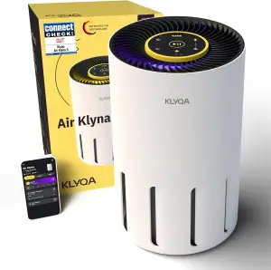 Klyqa Luftreiniger Allergiker 360° HEPA-Filter Pet entfernt 99,99% der Tierhaare