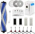 19-Stück Zubehör-Set für ECOVACS DEEBOT T30S/T30S PRO/T30S AI Care Saugroboter, 1 Hauptbürste, 4 ...