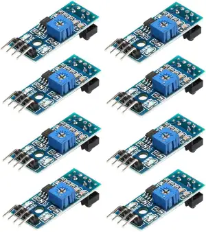 GERUI 8 Stück TCRT5000 Infrarot-Reflektor-Sensor-Module,Digitales Licht Intensit