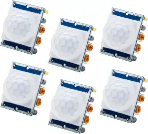 PIR Bewegungssensor Bewegungsmelde Modul, APKLVSR 6 Stück Infrarot PIR Sensor Mo