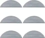 6 Stück Wischtücher Zubehör Mikrofaser Wischtücher für Roborock Q10 S5+, für Roborock Q10 S5 Roboterstaubsauger Ersatz Mopptuch Set