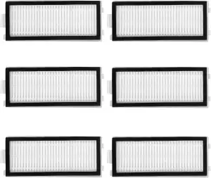 6 Stück HEPA Filter für Roborock Qrevo Master/Qrevo Slim/Saros Z70 Roboter staub