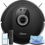 Tikom Saugroboter mit Wischfunktion 2 in 1, G8000 Max Staubsauger Roboter, 5000Pa Starke Saugkraf...