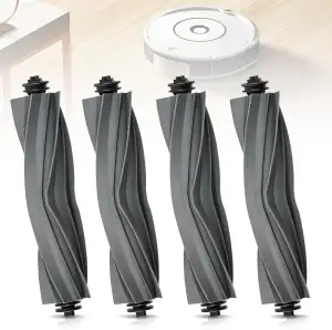 4 Stück Zubehör für Dreame, Gummi Bürste Ersatzteile Hauptbürste Zubehör Saugrob