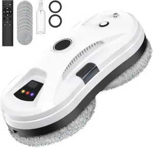 Eznaobo Fensterputzroboter mit Sprühfunktion, 5600Pa Fensterreiniger Roboter Aut