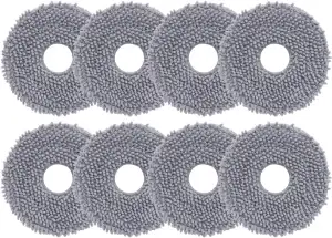 8 Stück Wischpads Wischtücher Mop Zubehör für Roborock Q Revo/Qrevo MaxV/Qrevo Master/Qrevo Slim/Qrevo Pro/Qrevo S/Qrevo Curv/QV 35S/QV 35A Roboterstaubsauger Ersatzteil