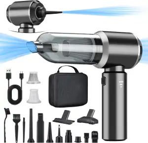 2-in-1 Handstaubsauger Akku,28000PA Handstaubsauger Kabellos,Auto Staubsauger St