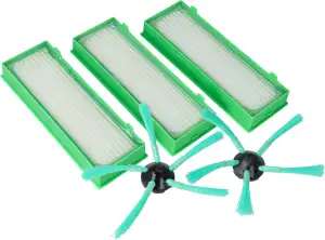 vhbw 5-TLG. Wartungskit kompatibel mit Vorwerk Kobold VR-300, VR300, VR-200, VR200 Saugroboter - ...