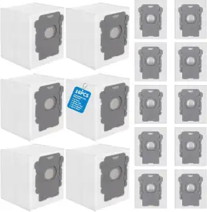 16 Stück iRobot Staubsaugerbeutel für iRobot Roomba i7 i7+ i7Plus, kompatibel mi