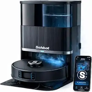 F1 Hero Saugroboter mit Wischfunktion Absaugstation – 10000Pa Roboterstaubsauger, Saug Wischrobot...