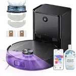 Ultenic Saugroboter mit Wischfunktion, 10000Pa 200Min Staubsauger Roboter mit Absaugstation 3,5L,...