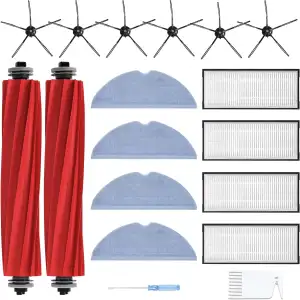18er-Set Ersatz Zubehör für Roborock S7/S7 Plus/S7 MaxV/Pro Ultra Saugroboter – 