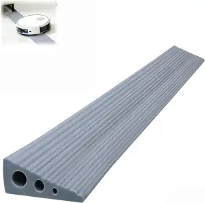 CUTIS Türschwellenrampe, 90x8x1.5 cm Türschwellenrampe Saugroboter, Rampe Saugro