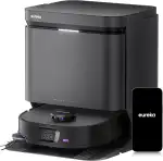 Eureka J15 Max Ultra Saugroboter mit Wischfunktion, Extensible Seitenbürste & Wischarm, 22000Pa Saug Wischroboter mit Selbstreinigung, 80℃ Heißwasserreinigung, IntelliView 2,0, Anti-Wickel