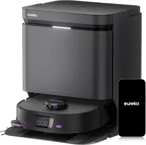 Eureka J15 Max Ultra Saugroboter mit Wischfunktion, Extensible Seitenbürste & Wi