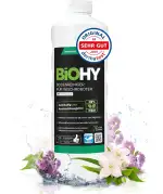 BiOHY Bodenreiniger für alle Wischroboter mit Frühlingsduft (1l Flasche) | Schaumarm & Streifenfrei | Reinigungsmittel Konzentrat für alle Böden