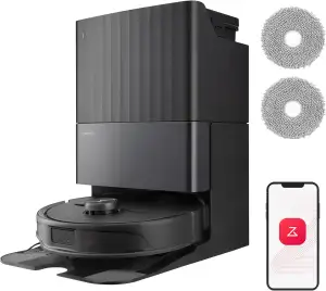 roborock Qrevo Master Saugroboter mit Wischfunktion&Hebarem Wischmopp, FlexiArm 