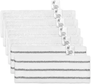 KEEPOW Power-Paket,6 Extrastarke Mikrofaser-Bodenläufe für Kärcher Dampfreiniger