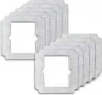 Reinigungspads Ersatz für ECOVACS WINBOT Mini Fensterputzroboter, Hochwertige Mikrofaser für Streifenfreie Reinigung Effektives Putzergebnis (10 Pack)