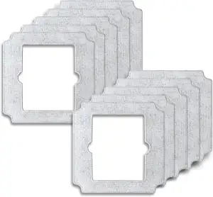 Reinigungspads Ersatz für ECOVACS WINBOT Mini Fensterputzroboter, Hochwertige Mikrofaser für Streifenfreie Reinigung Effektives Putzergebnis (10 Pack)