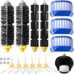 20 Stk. Ersatzteile für iRobot Roomba 600 Serie 600 605 606 610 615 620 625 630 632 639 650 660 671 675 681 696 - Zubehör Kit Filter, Bürste usw. Ersatz für iRobot Roomba Saugroboter
