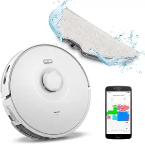 MEDION Saugroboter mit Lasernavigation und Wischfunktion X10 SW (Starke 2.700Pa 