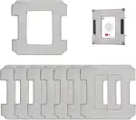 8 Stück Reinigungspad für Ecovacs W1 Pro/W1/W2 Omni/W2 Fensterputzroboter, für Ecovacs Winbot Fensterputzroboter Mikrofaser Wischmop Reinigungstuch, für Staub Fenstern Effektiv, Flecken