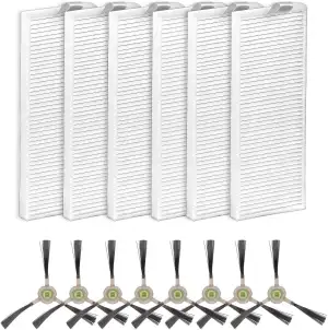 (14 Stück) Ersatzfilter und Seitenbürste kompatibel mit Lefant M210B M213S M210S