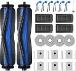 23 Stück Zubehörset für ECOVACS DEEBOT T30C Omni/ T30C Omni Gen2 Saugroboter, 2 Hauptbürste,6 Staubbeutel, 4 Wischtücher, 4 HEPA-Filter, 6 Seitenbürsten,1 Reinigungsbürste, T30C Omni Ersatzteile