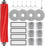 22 Stück Zubehör für Roborock Qrevo S/Qrevo Pro/Qrevo Max V Saugroboter, Qrevo S/Qrevo Pro/Qrevo ...
