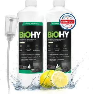 BiOHY Wischroboter Reiniger für Station mit Frischeduft (2 x 1L) + Dosierer | Bo