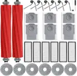 28 Stück Roborock Zubehör Kompatibel mit QV 35A / QV 35S / Qrevo Serie/QR 598 / QR 798, Ersatztei...