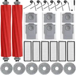 28 Stück Roborock Zubehör Kompatibel mit QV 35A / QV 35S / Qrevo Serie/QR 598 / 