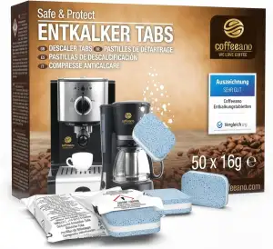 50x 2in1 Entkalkungstabletten für Kaffeevollautomaten und Kaffeemaschinen. 2in1 