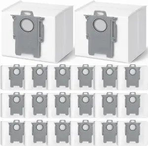 20 Stück Staubbeutel für Roborock Q7 L5+/Q10 S5+/S7 Max Ultra/Q5 Pro+/Q8 Max+/S8+/S8 Pro Ultra/S7...