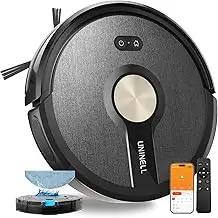 Saugroboter mit Wischfunktion 5000Pa, Staubsauger Roboter 3 in 1 mit 180Min Laufzeit, Staubsaugro...
