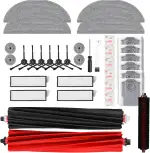 Pure Realm 35 Stück Zubehörset für Roborock S8 MaxV Ultra Staubsauger, 2Hauptbürsten,4Filter,4Wischtücher,4 wischmopp,6Staubbeutel,6Seitenbürsten,6Flach-Duftstein1,Schraubendreher,1Reinigungsbürste