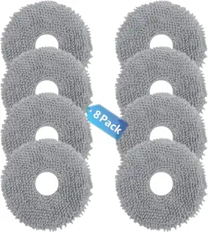 8 Stück Wischtücher Ersatzteile für Roborock Saros 10R /Q Revo/Qrevo MaxV/Qrevo 