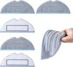 8 Stück Wischtücher für Roborock S8/S7/S7 MaxV Ultra/S7 MaxV Plus/S7 MaxV/S7 Max Ultra/S7 Pro Ultra/T7 Spezial Reinigungstuch, Mikrofaser Waschmopp