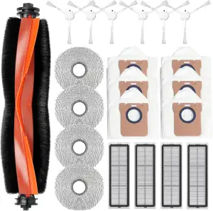 21 Stück Zubehörset für Xiaomi Robot Vacuum X20+ / X10+ Saugroboter, Ersatzteile