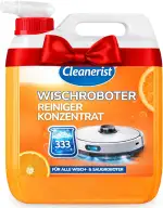 Cleanerist | Saugroboter 5L Wischroboter Reinigungsmittel mit Orangenduft [333 Füllungen] – 15ml auf 300ml Wasser – Universal Bodenreiniger für alle Modelle – 1:20 Konzentrat