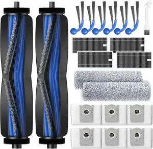 21 Stück Zubehör Kompatibel mit ECOVACS DEEBOT T80 Omni Saugroboter, mit 2 Haupt