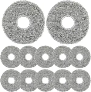 12 Stück Wischtücher für Dreame X50 Ultra Complete/L10s Ultra Gen 2/L10s Ultra/L