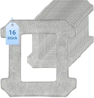 16 Stück Reinigungstücher für ECOVACS WINBOT W2S / W2S Omni Fensterputzroboter, 